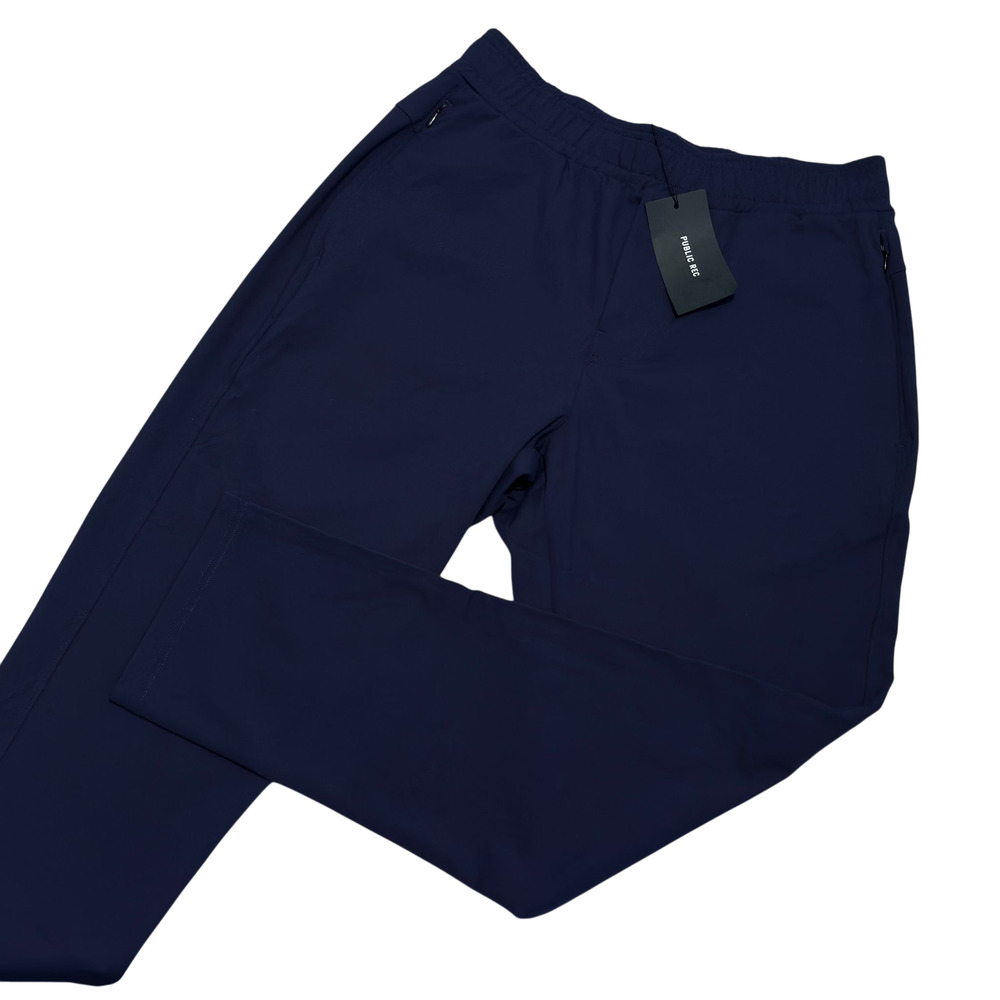 Public Rec Daymaker Pants Men 32x30 (Actual 28) Navy Workout Athletic Lounge NWT